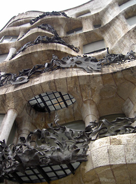 [La Pedrera balconies]