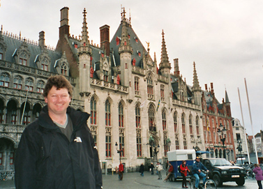 [Bruges City Halll with Mike]