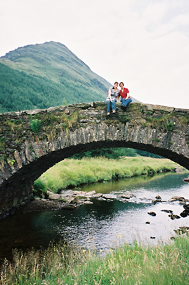 [Jane and Shirley on Bridge]