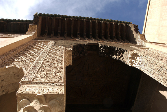 [Saadian Tombs roof detail]